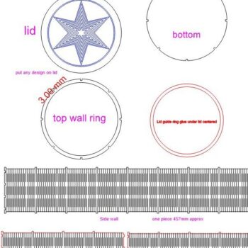 Intra απο ξύλο plywood 3mm-4mm πάχος – ξύλο Wood Round Flex Box 15x20 cm INTRAVECTRY-MY557513 - Image 4