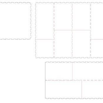 Intra απο ξύλο plywood 3mm-4mm πάχος – ξύλο οργάνωσης γραφείου 4 διαμερισμάτων κόντρα πλακέ 40x45 cm INTRAVECTRY-MY558432 - Image 2