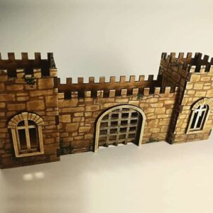 Intra απο ξύλο plywood 3mm-4mm πάχος – Οργάνωση γραφείου Castle Pen Holder με σύνθετο ξύλο τέχνης χαρακτικής πέτρας 10x10 cm INTRAVECTRY-MY551265