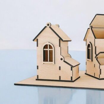 Intra απο ξύλο plywood 3mm-4mm πάχος – Διανομέας για φακελάκια τσαγιού 20x20 cm INTRAVECTRY-MY560346 - Image 1