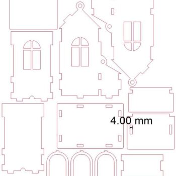 Intra απο ξύλο plywood 3mm-4mm πάχος – Διανομέας για φακελάκια τσαγιού 20x20 cm INTRAVECTRY-MY560346 - Image 2