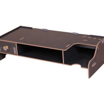 Intra απο ξύλο plywood 3mm-4mm πάχος – Organizer επιφάνειας εργασίας υπολογιστή με θέσεις αποθήκευσης ποντικιού πληκτρολογίου 25x25 cm INTRAVECTRY-MY544817 - Image 3