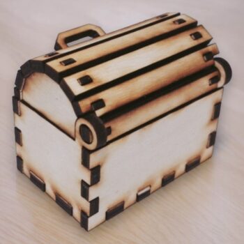 Intra απο ξύλο plywood 3mm-4mm πάχος – Μίνι Ξύλινο σεντούκι Θησαυρού 40x40 cm INTRAVECTRY-MY545996 - Image 3