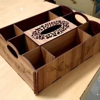 Intra απο ξύλο plywood 3mm-4mm πάχος – Ξύλινος δίσκος σνακ με χαρτομάντηλο 4mm 25x30 cm INTRAVECTRY-MY557769 - Image 1