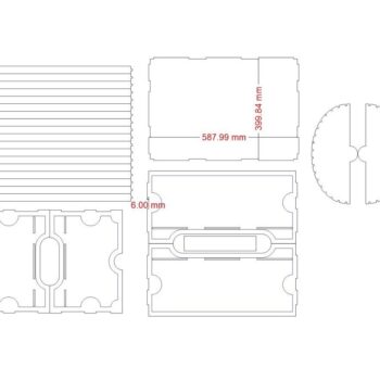 Intra απο ξύλο plywood 3mm-4mm πάχος – Ξύλινο σαντούκ αντίκα 12x15 cm INTRAVECTRY-MY558751 - Image 3