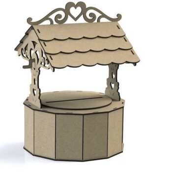 Intra απο ξύλο plywood 3mm-4mm πάχος – ξύλο Ξύλινο κιβώτιο καρτών ευχών 45x50 cm INTRAVECTRY-MY552239 - Image 2