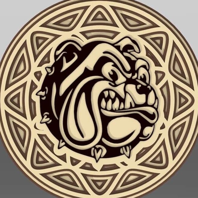 Intra απο ξύλο plywood 3mm-4mm πάχος – Πολυστρωματικό Ξύλινο Μπουλντόγκ ντεκόρ τοίχου 25x25 cm INTRAVECTRY-MY545155