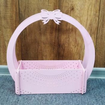 Intra απο ξύλο plywood 3mm-4mm πάχος – Παραλληλόγραμμο ξύλο λουλουδιών από κόντρα πλακέ 50x60 cm INTRAVECTRY-MY545194 - Image 1