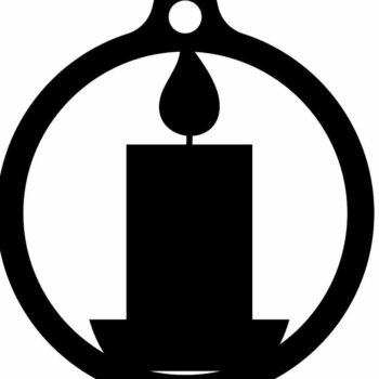 Intra απο ξύλο plywood 3mm-4mm πάχος – Χριστουγεννιάτικο κεράκι μπιχλιμπίδι 10x10 cm INTRAVECTRY-MY545263 - Image 3