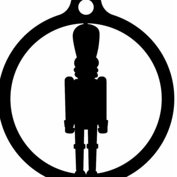 Intra απο ξύλο plywood 3mm-4mm πάχος – Χριστουγεννιάτικο μπιχλιμπίδι Καρυοθραύστη 50x60 cm INTRAVECTRY-MY548871 - Image 3