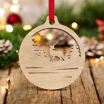 Intra απο ξύλο plywood 3mm-4mm πάχος – Στολίδι για το χριστουγεννιάτικο δέντρο της Χώρας των Θαυμάτων 10x10 cm INTRAVECTRY-MY550640 - Image 1