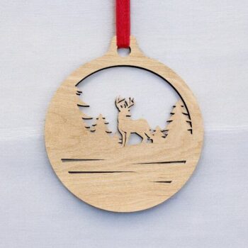 Intra απο ξύλο plywood 3mm-4mm πάχος – Στολίδι για το χριστουγεννιάτικο δέντρο της Χώρας των Θαυμάτων 10x10 cm INTRAVECTRY-MY550640 - Image 2