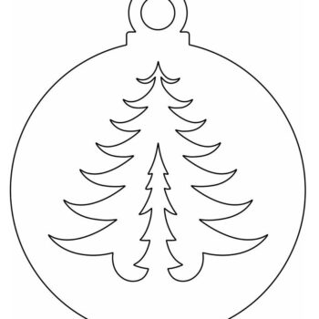 Intra απο ξύλο plywood 3mm-4mm πάχος – Μπάλα διακοσμήσεων χριστουγεννιάτικων δέντρων 40x40 cm INTRAVECTRY-MY546539 - Image 4