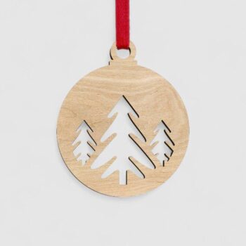 Intra απο ξύλο plywood 3mm-4mm πάχος – Διακόσμηση Χριστουγεννιάτικου Δέντρου Μπιχλιμπίδι 45x50 cm INTRAVECTRY-MY553134 - Image 2