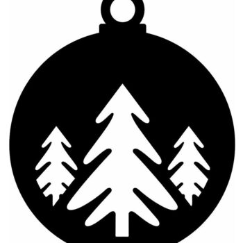 Intra απο ξύλο plywood 3mm-4mm πάχος – Διακόσμηση Χριστουγεννιάτικου Δέντρου Μπιχλιμπίδι 45x50 cm INTRAVECTRY-MY553134 - Image 3