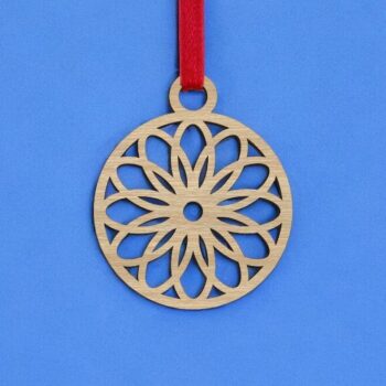 Intra απο ξύλο plywood 3mm-4mm πάχος – Κρεμαστό στολισμό χριστουγεννιάτικου δέντρου 50x60 cm INTRAVECTRY-MY548900 - Image 1