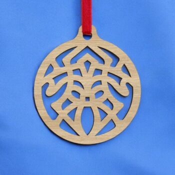 Intra απο ξύλο plywood 3mm-4mm πάχος – Μπιχλιμπίδι Χριστουγεννιάτικου Δέντρου 25x30 cm INTRAVECTRY-MY553152 - Image 1