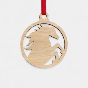 Intra απο ξύλο plywood 3mm-4mm πάχος – Μπιχλιμπίδι αλόγων 15x15 cm INTRAVECTRY-MY552598