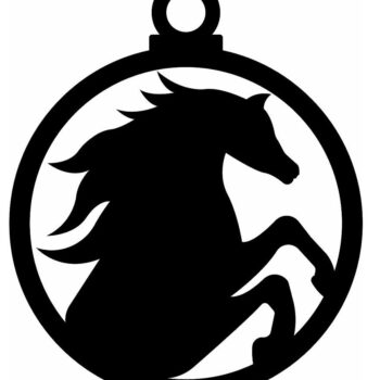 Intra απο ξύλο plywood 3mm-4mm πάχος – Μπιχλιμπίδι αλόγων 15x15 cm INTRAVECTRY-MY552598 - Image 3