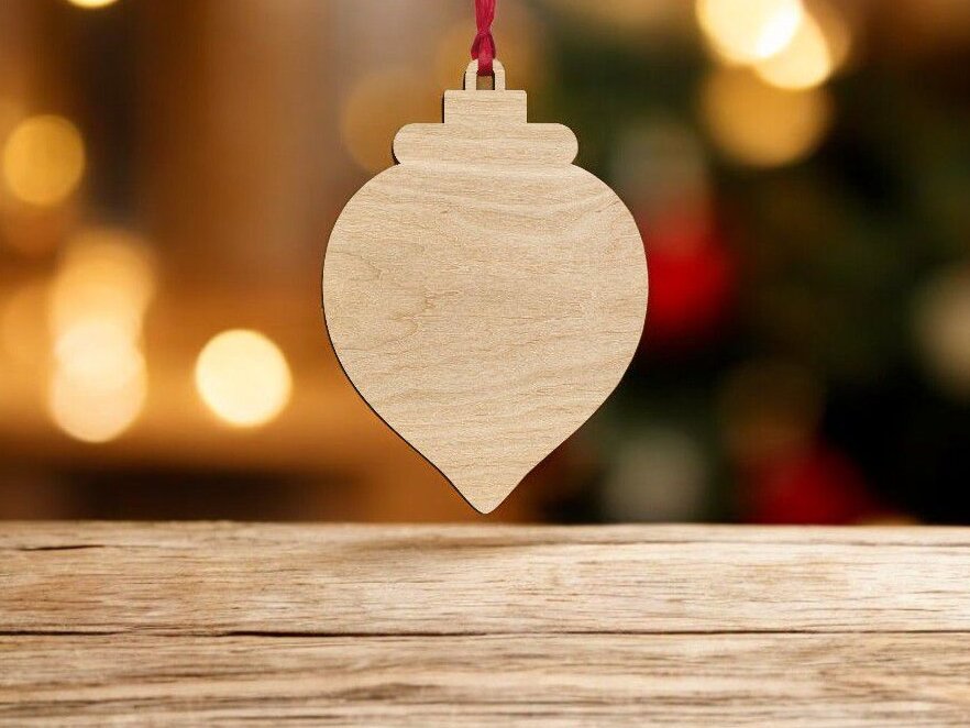 Intra απο ξύλο plywood 3mm-4mm πάχος – Σχήμα χειροτεχνίας χριστουγεννιάτικου στολιδιού 40x40 cm INTRAVECTRY-MY549886