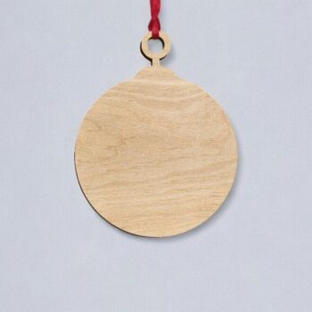 Intra απο ξύλο plywood 3mm-4mm πάχος – Χριστουγεννιάτικη χειροτεχνία με στολίδια 40x40 cm INTRAVECTRY-MY548093 - Image 2