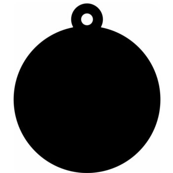 Intra απο ξύλο plywood 3mm-4mm πάχος – Κενό ξύλινο χριστουγεννιάτικο μπιχλιμπίδι 15x20 cm INTRAVECTRY-MY552613 - Image 3