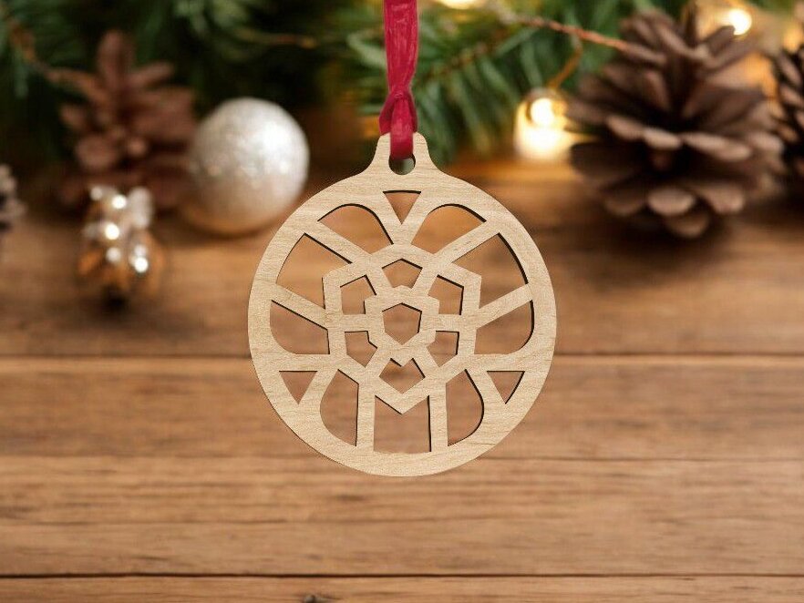 Intra απο ξύλο plywood 3mm-4mm πάχος – Ξύλινο χριστουγεννιάτικο μπιχλιμπίδι 20x25 cm INTRAVECTRY-MY545338