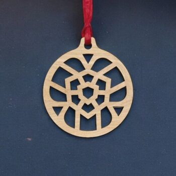 Intra απο ξύλο plywood 3mm-4mm πάχος – Ξύλινο χριστουγεννιάτικο μπιχλιμπίδι 50x60 cm INTRAVECTRY-MY548110 - Image 2