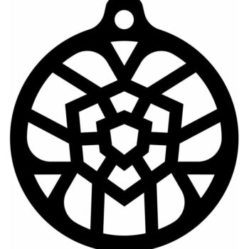 Intra απο ξύλο plywood 3mm-4mm πάχος – Ξύλινο χριστουγεννιάτικο μπιχλιμπίδι 50x60 cm INTRAVECTRY-MY548110 - Image 3