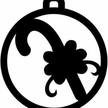 Intra απο ξύλο plywood 3mm-4mm πάχος – Στολίδι με μπάλα από ζαχαροκάλαμο 35x40 cm INTRAVECTRY-MY549438 - Image 3