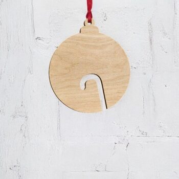 Intra απο ξύλο plywood 3mm-4mm πάχος – Μπιχλιμπίδι με χριστουγεννιάτικο δέντρο από ζαχαροκάλαμο 40x45 cm INTRAVECTRY-MY548948 - Image 2