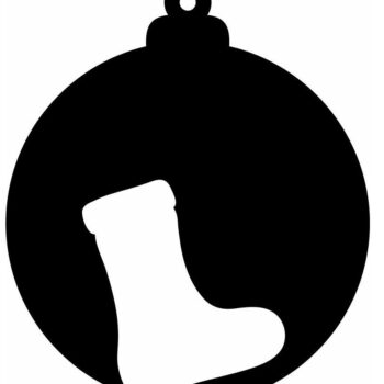 Intra απο ξύλο plywood 3mm-4mm πάχος – Μπιχλιμπίδι για χριστουγεννιάτικο δέντρο με κάλτσες 15x20 cm INTRAVECTRY-MY549441 - Image 3