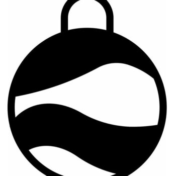 Intra απο ξύλο plywood 3mm-4mm πάχος – Χριστουγεννιάτικη Διακοσμητική Μπάλα 15x20 cm INTRAVECTRY-MY553223 - Image 3