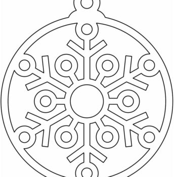 Intra απο ξύλο plywood 3mm-4mm πάχος – Μπιχλιμπίδι με νιφάδα χιονιού 30x35 cm INTRAVECTRY-MY545384 - Image 4