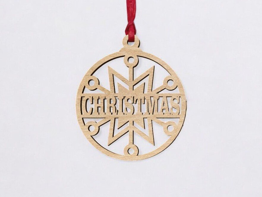 Intra απο ξύλο plywood 3mm-4mm πάχος – Εξατομικευμένη Χριστουγεννιάτικη διακόσμηση 25x30 cm INTRAVECTRY-MY549971