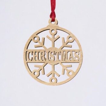 Intra απο ξύλο plywood 3mm-4mm πάχος – Εξατομικευμένο χριστουγεννιάτικο στολίδι με όνομα 20x20 cm INTRAVECTRY-MY553275 - Image 2