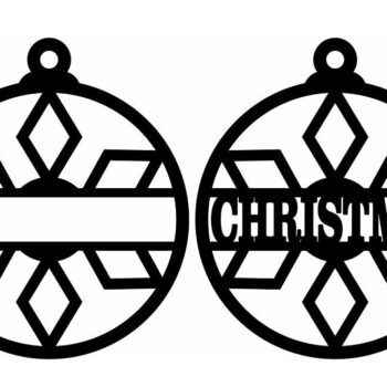 Intra απο ξύλο plywood 3mm-4mm πάχος – Εξατομικευμένο στολίδι από νιφάδες χιονιού 20x25 cm INTRAVECTRY-MY545398 - Image 3