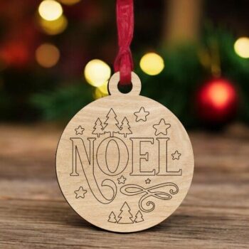 Intra απο ξύλο plywood 3mm-4mm πάχος – Διακόσμηση Χριστουγεννιάτικου Δέντρου Noel 35x40 cm INTRAVECTRY-MY553296 - Image 1