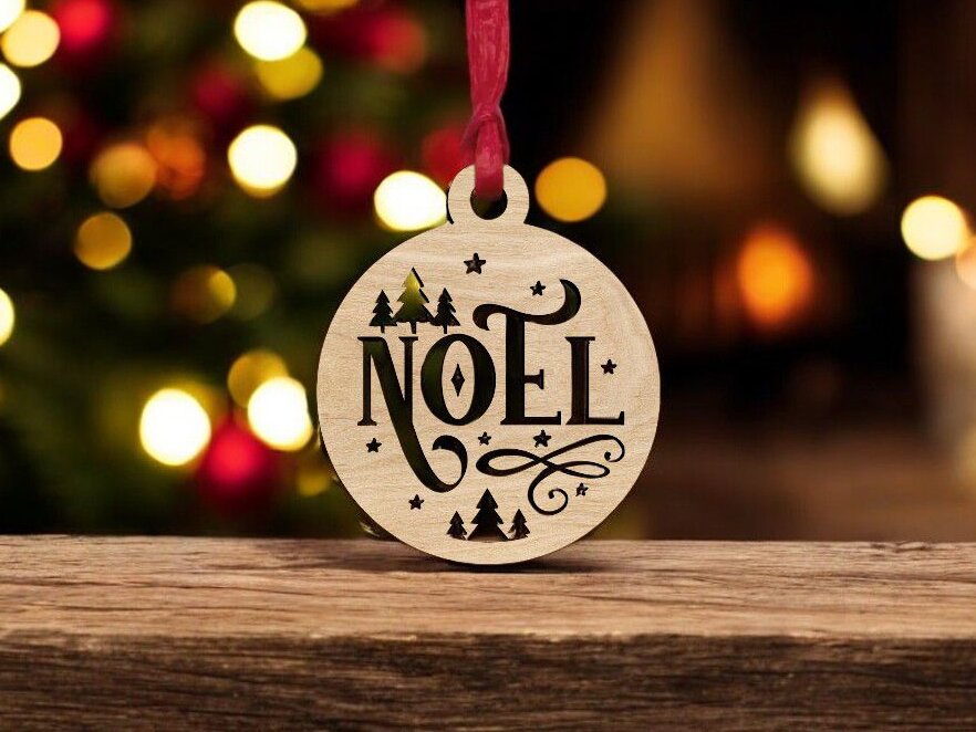 Intra απο ξύλο plywood 3mm-4mm πάχος – Noel Χριστουγεννιάτικο μπιχλιμπίδι 30x35 cm INTRAVECTRY-MY551662