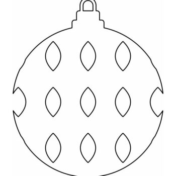 Intra απο ξύλο plywood 3mm-4mm πάχος – Χριστουγεννιάτικη διακόσμηση με μπάλα 25x30 cm INTRAVECTRY-MY551669 - Image 3