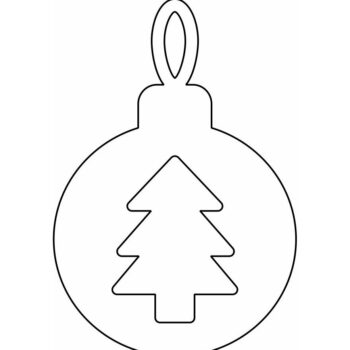 Intra απο ξύλο plywood 3mm-4mm πάχος – Μπιχλιμπίδι με σχήμα χριστουγεννιάτικου δέντρου 30x30 cm INTRAVECTRY-MY559709 - Image 3