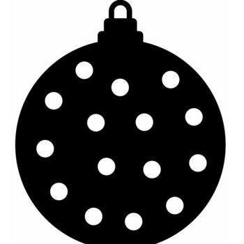 Intra απο ξύλο plywood 3mm-4mm πάχος – Χριστουγεννιάτικο μπιχλιμπίδι με μοτίβο κύκλου 30x30 cm INTRAVECTRY-MY549026 - Image 2