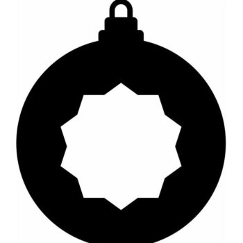 Intra απο ξύλο plywood 3mm-4mm πάχος – Μπιχλιμπίδι με 10 μυτερά αστέρια 25x30 cm INTRAVECTRY-MY552739 - Image 2