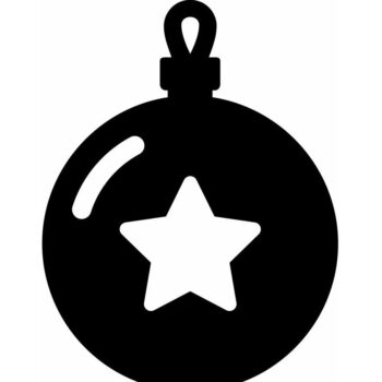 Intra απο ξύλο plywood 3mm-4mm πάχος – Star Bauble 40x45 cm INTRAVECTRY-MY545438 - Image 2