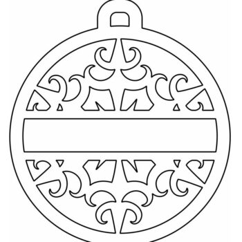 Intra απο ξύλο plywood 3mm-4mm πάχος – Εξατομικευμένο Διακοσμητικό Χριστουγεννιάτικο Μπιχλιμπίδι 20x20 cm INTRAVECTRY-MY549043 - Image 4