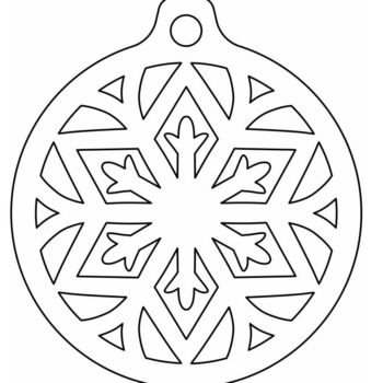 Intra απο ξύλο plywood 3mm-4mm πάχος – Μπάλα νιφάδας χιονιού 25x30 cm INTRAVECTRY-MY548248 - Image 4