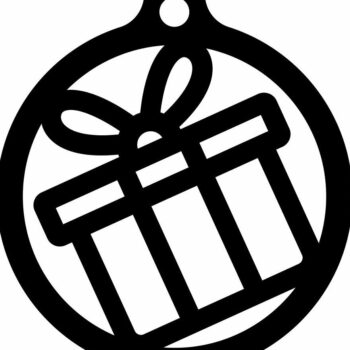 Intra απο ξύλο plywood 3mm-4mm πάχος – Χριστουγεννιάτικο στολίδι κουτί δώρου 40x40 cm INTRAVECTRY-MY545481 - Image 3