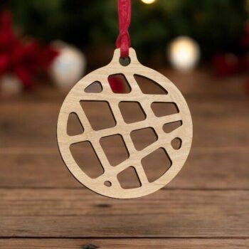 Intra απο ξύλο plywood 3mm-4mm πάχος – Διακοπές γεωμετρικό μπιχλιμπίδι 30x30 cm INTRAVECTRY-MY549077 - Image 1