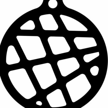 Intra απο ξύλο plywood 3mm-4mm πάχος – Διακοπές γεωμετρικό μπιχλιμπίδι 30x30 cm INTRAVECTRY-MY549077 - Image 3