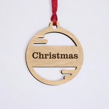 Intra απο ξύλο plywood 3mm-4mm πάχος – Μοναδικό Προσωποποιημένο Χριστουγεννιάτικο Στολίδι 15x20 cm INTRAVECTRY-MY551713 - Image 2